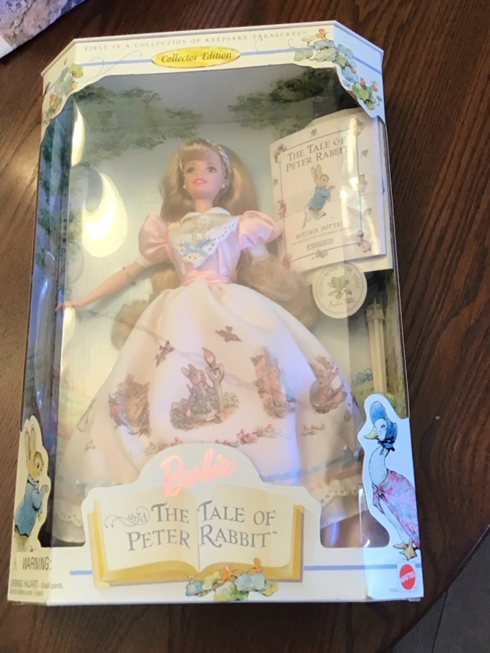 Barbie Collector Edition Pink Storybook Gown with Peter Rabbit Print